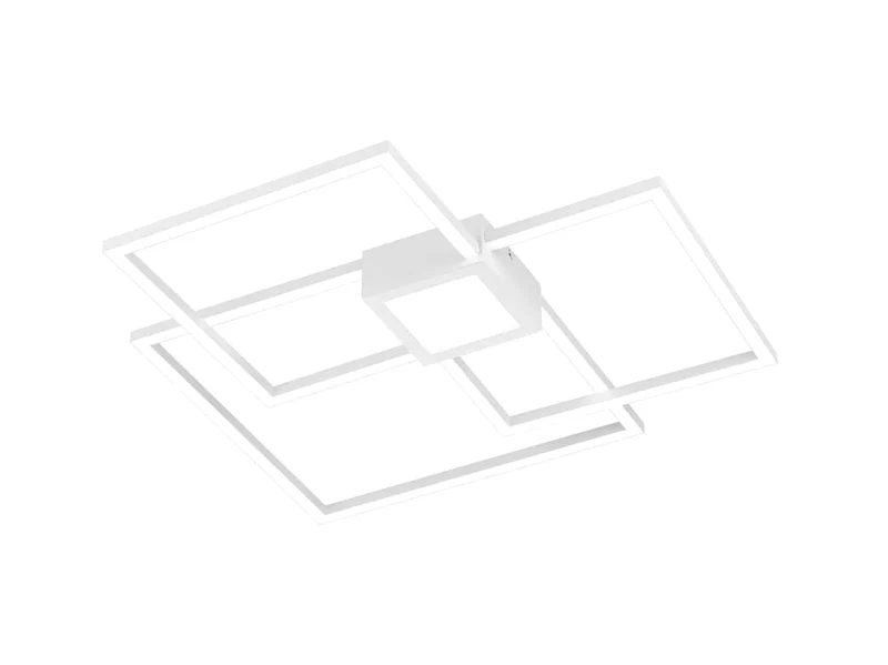 Plafón de techo Trio Hydra LED blanco mate 4000K regulable 65,5cm 676240431