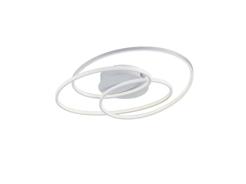 Plafón de techo Trio Gale LED blanco mate 3000K regulable 60cm 673916031