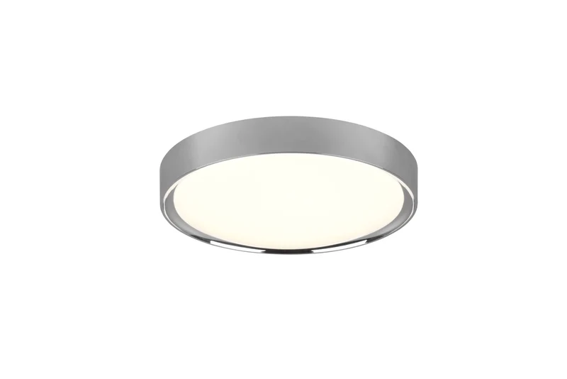 Plafón de baño Trio Clarimo LED cromo 3000K IP44 Ø33cm 659011806