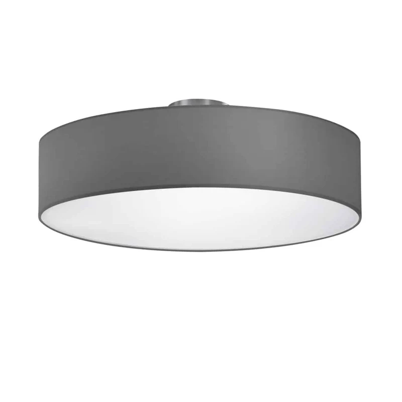 Plafón de techo Trio Hotel 3 luces gris Ø50cm 603900311