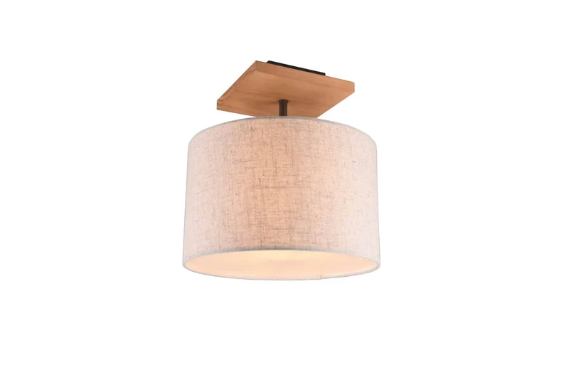 Plafón de techo Trio Elmau níquel antiguo Ø35cm 602100130 para salón y comedor