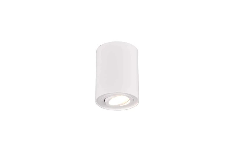 Plafón de techo Trio Cookie blanco mate Ø9,6cm 612900131