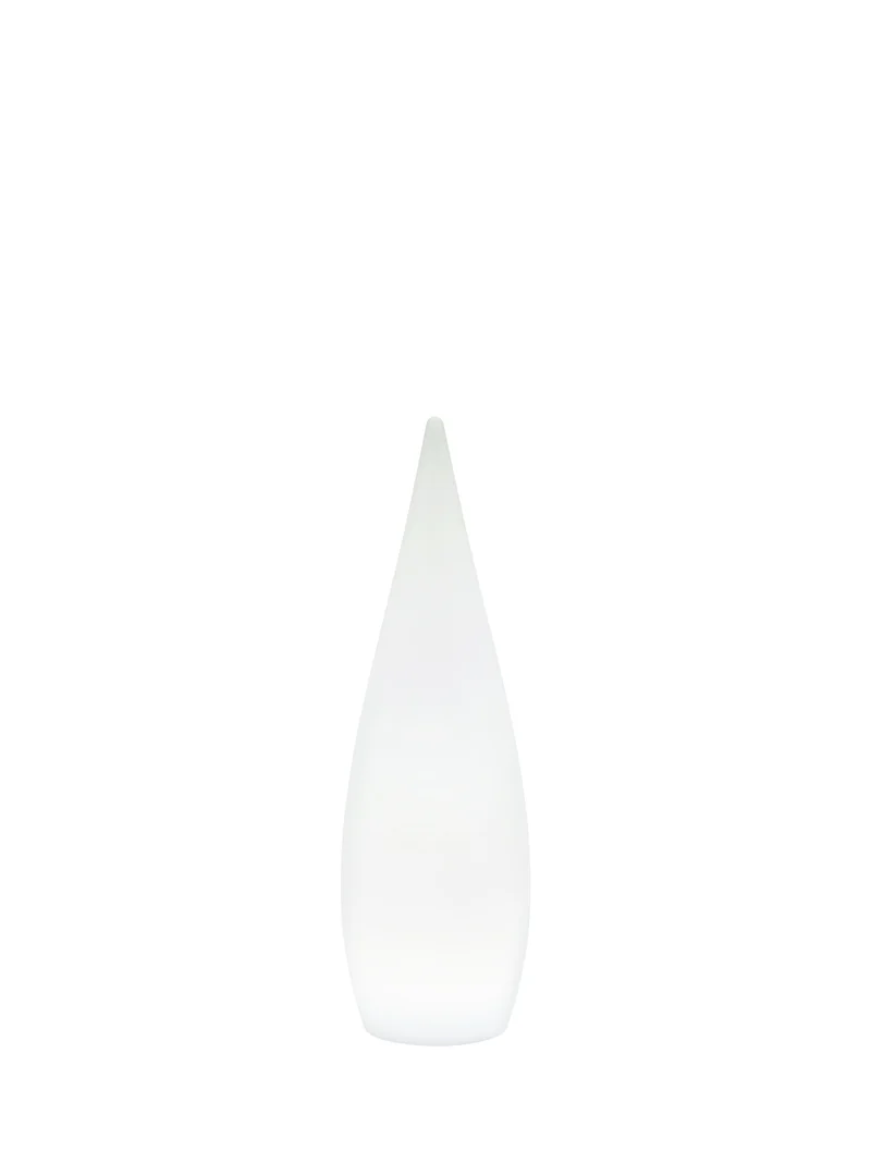 Lámpara de pie de exterior Trio Palmas LED portátil blanco 3000K regulable con mando R45101101 para jardín