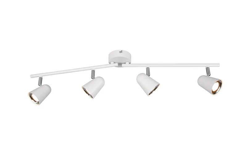 Foco Trio Toulouse LED 4 luces blanco mate 3000K 78cm R82124131