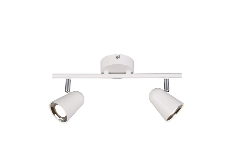 Foco Trio Toulouse LED 2 luces blanco mate 3000K 34cm R82122131