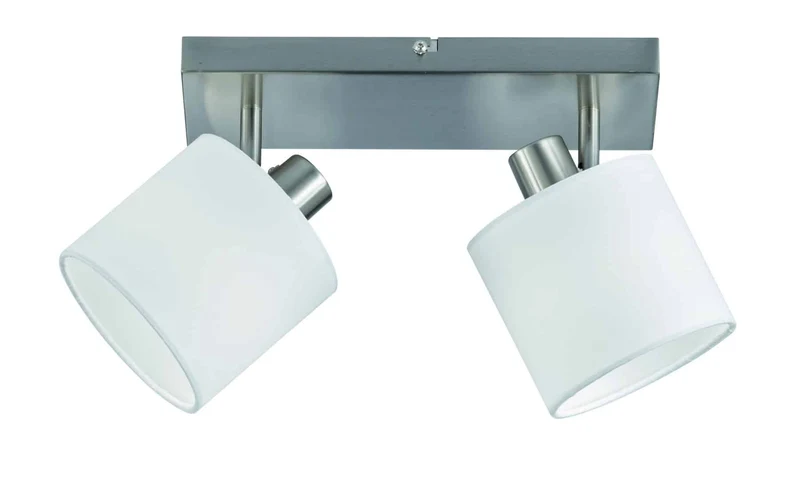 Foco Trio Tommy 2 luces níquel mate R80332001
