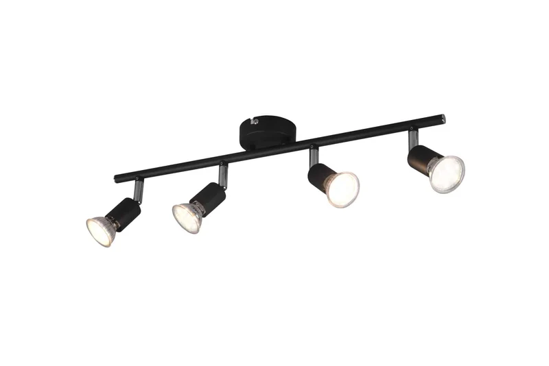 Foco Trio Paris 4 luces negro mate 50cm R80914032