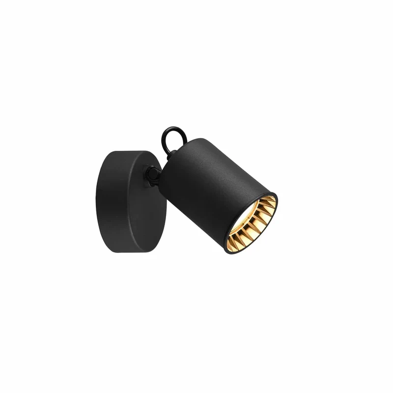 Trio Pago Foco de metal negro mate 803500132 para salón y comedor