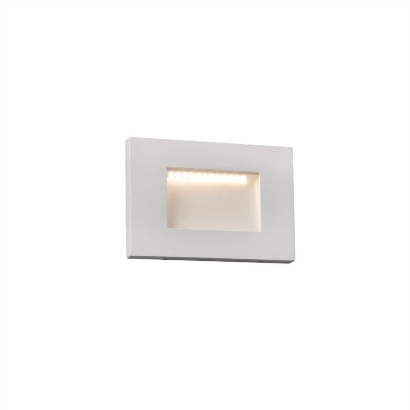 Empotrable de pared exterior Faro Spark LED blanco mate 3000K IP65 opal 70163
