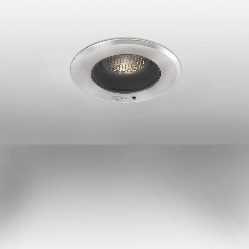 Downlight de exterior Faro Geiser 11cm LED gris 3000K IP67 38° 80 70305