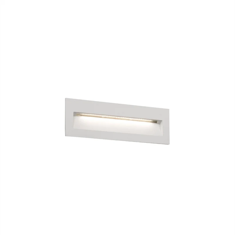 Empotrable de pared exterior Faro Nat LED blanco mate 3000K IP65 70271
