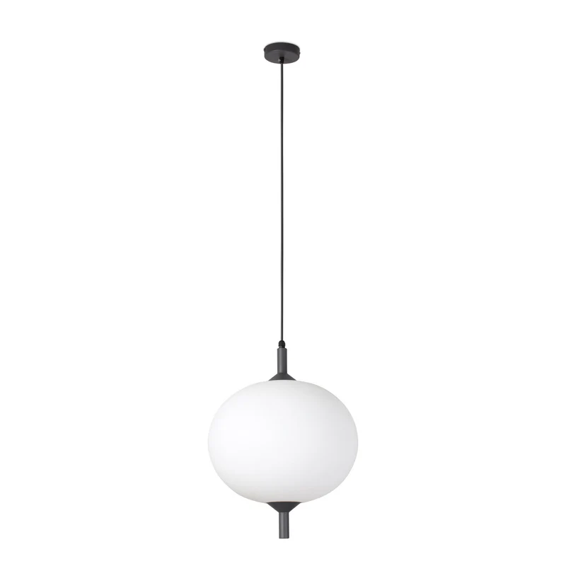Lámpara colgante de exterior Faro Saigon 75cm E27 LED gris y blanco IP65 R45 out 71579C-04