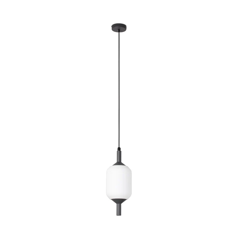 Lámpara colgante de exterior Faro Saigon 52cm E27 LED gris y blanco IP65 R17 out 71579C-03