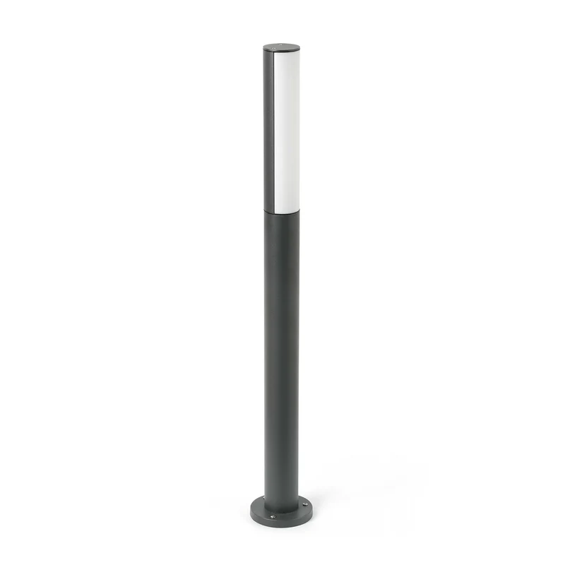 Baliza de exterior Faro Beret 90cm LED gris oscuro 4000K IP54 opal 75523