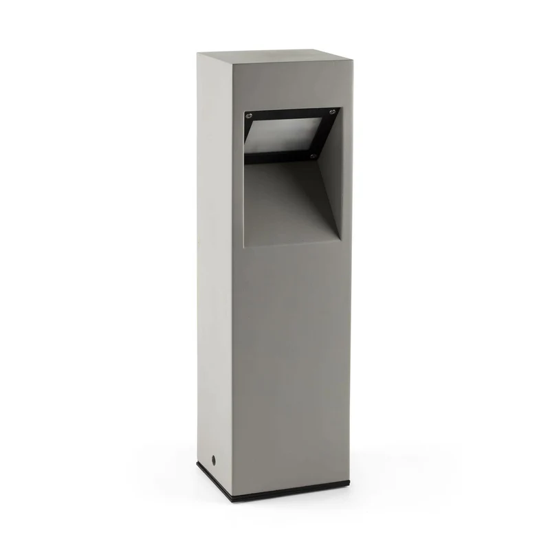 Baliza de exterior Faro Cast 50cm LED gris 3000K IP65 opal 74156