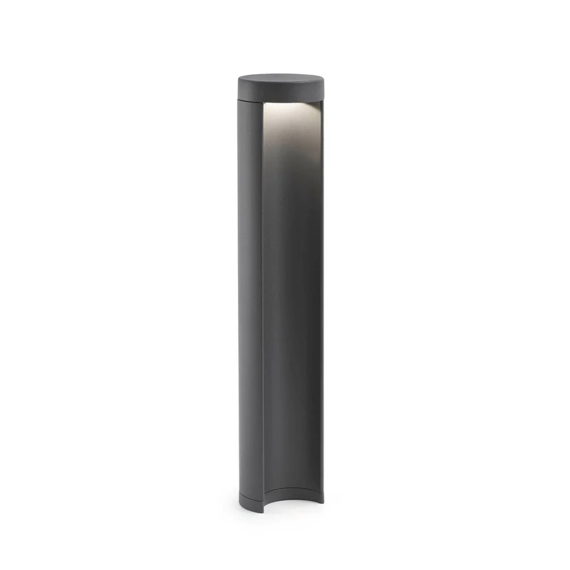 Baliza de exterior Faro Chandra 45cm LED gris oscuro 3000K IP54 opal 72298
