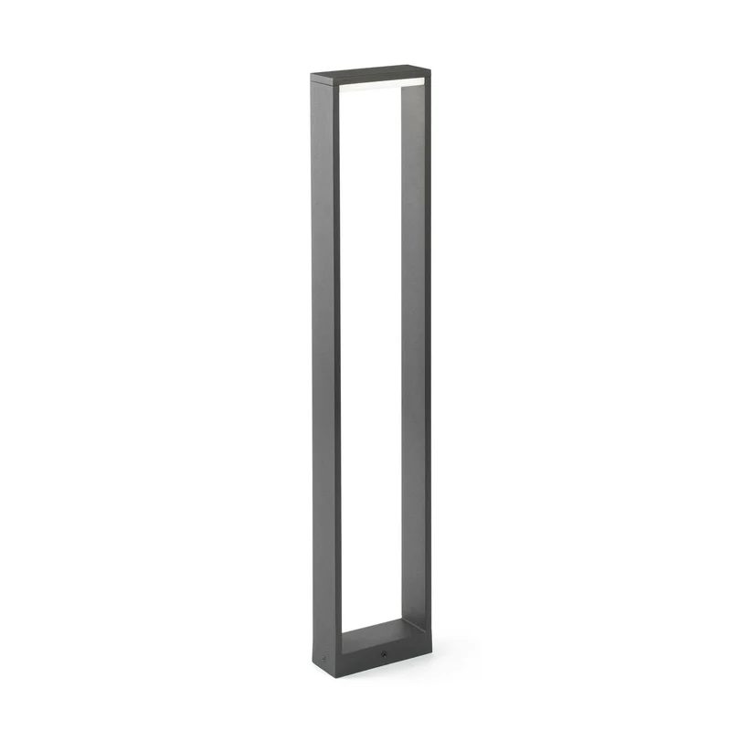 Baliza de exterior Faro Alp 80cm LED gris oscuro 3000K IP54 180° opal 74452