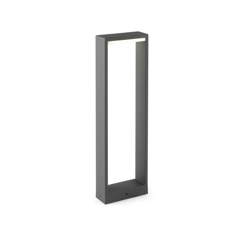 Baliza de exterior Faro Alp 50cm LED gris oscuro 3000K IP54 180° opal 74451