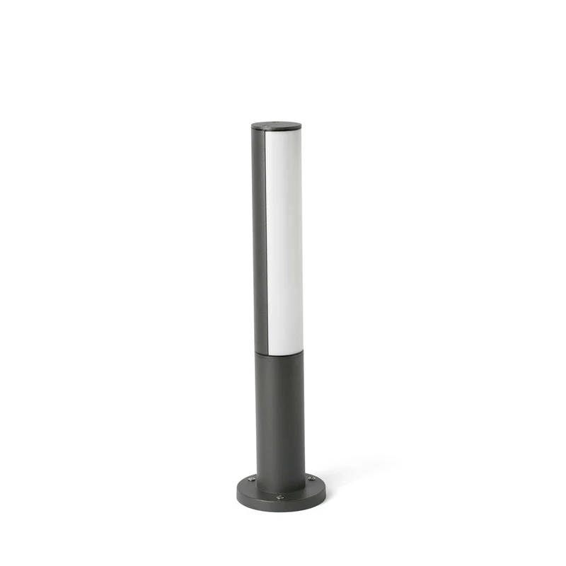 Baliza de exterior Faro Beret 50cm LED gris oscuro 4000K IP54 opal 75522