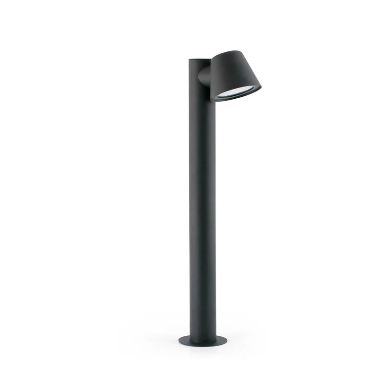 Baliza de exterior Faro Gina 70cm GU10 LED gris oscuro IP44 71352