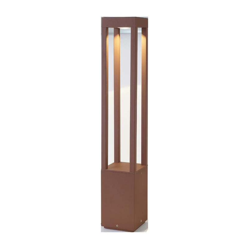 Baliza de exterior Faro Agra 65cm LED marrón 3000K IP55 70754 para jardín