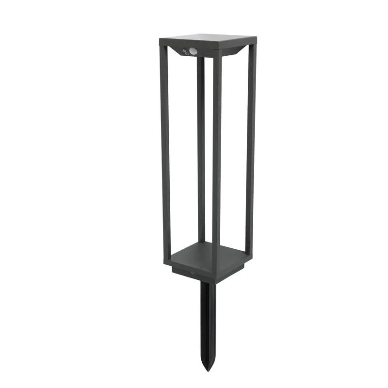 Baliza de exterior Faro Saura 50cm LED gris oscuro 3000K IP54 180° opal 70774