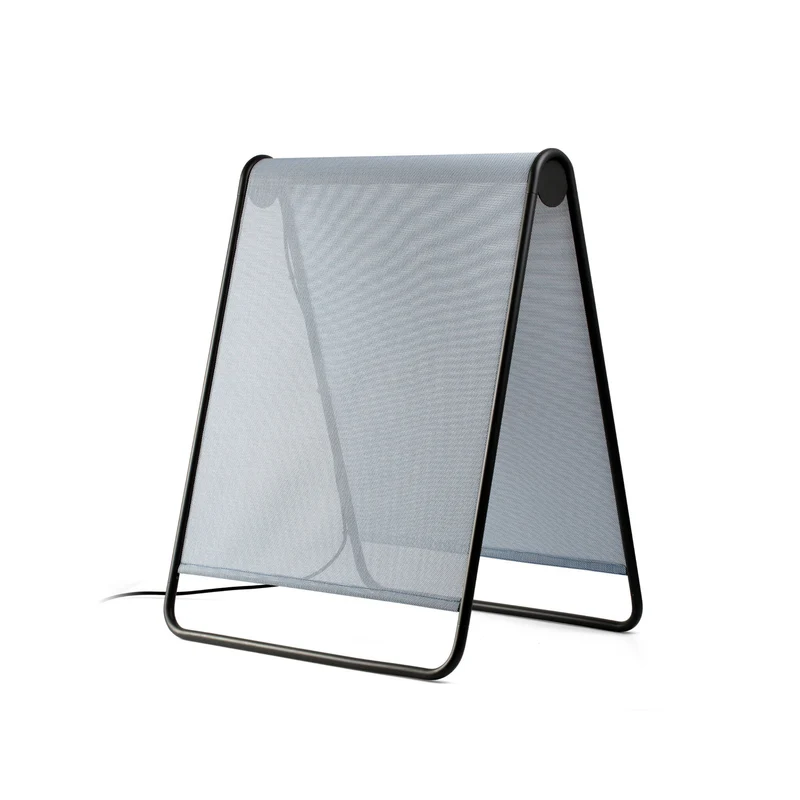 Lámpara de pie de exterior Faro Cadaqués 81cm LED azul 2700K IP44 opal 71243
