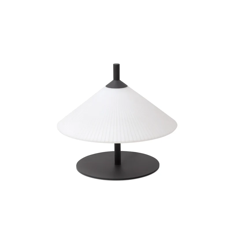 Lámpara de pie de exterior Faro Saigon 30cm E27 LED gris y blanco IP65 R55 50cm out 71576-01