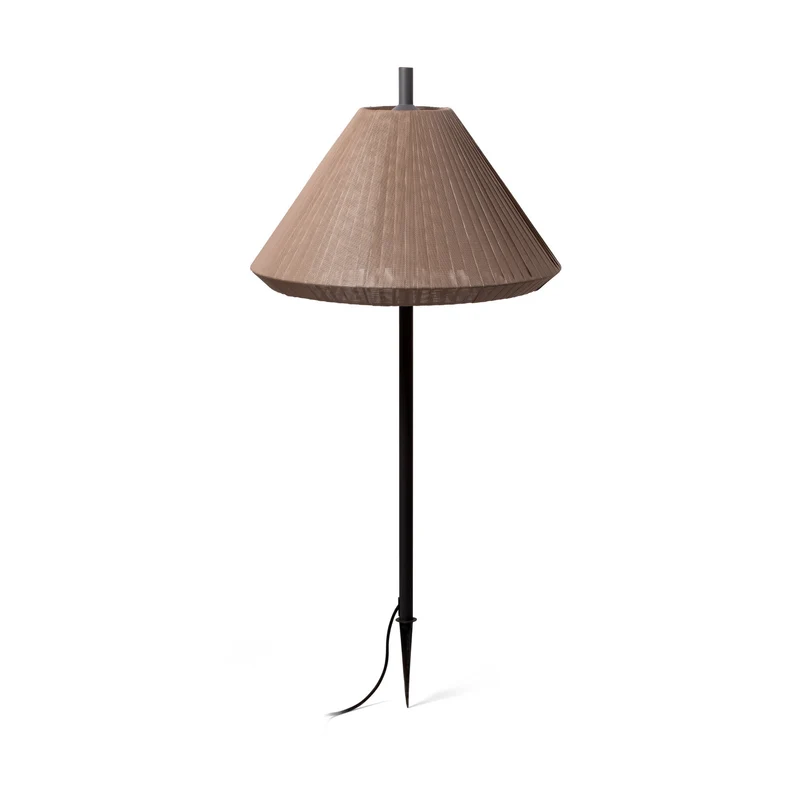 Estaca/Pincho de exterior Faro Saigon 137cm E27 LED marrón IP65 T70 opal out 71575P-06