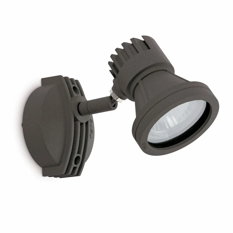 Proyector de exterior Faro Project 11cm GU10 LED gris oscuro IP65 73 71390