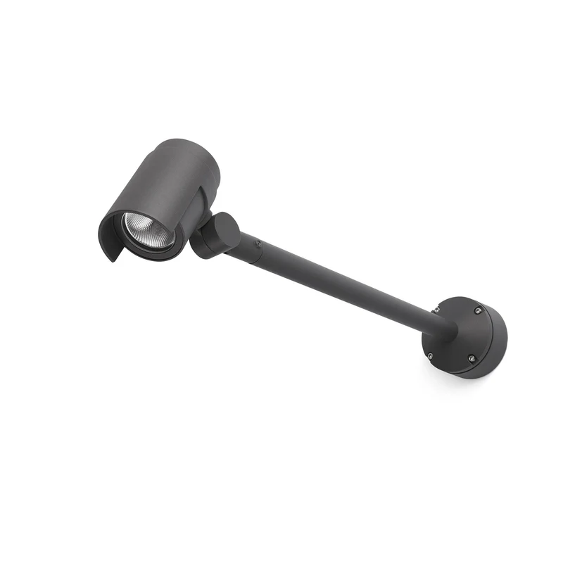 Proyector de exterior Faro Foc 13cm LED gris oscuro 3000K IP65 36° 58cm 70157