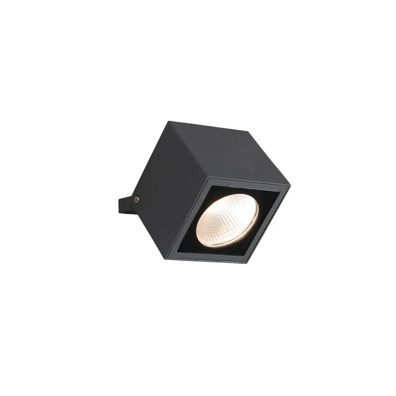 Proyector de exterior Faro Oko 10cm LED gris oscuro 3000K IP65 30° 70161 para jardín