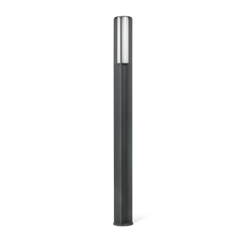Farola de exterior Faro Bu-oh 250cm LED gris oscuro 3000K IP65 opal 71209