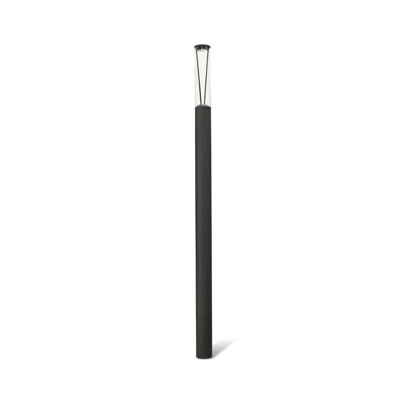 Farola de exterior Faro Rush 310cm LED gris oscuro 2700K IP65 360°