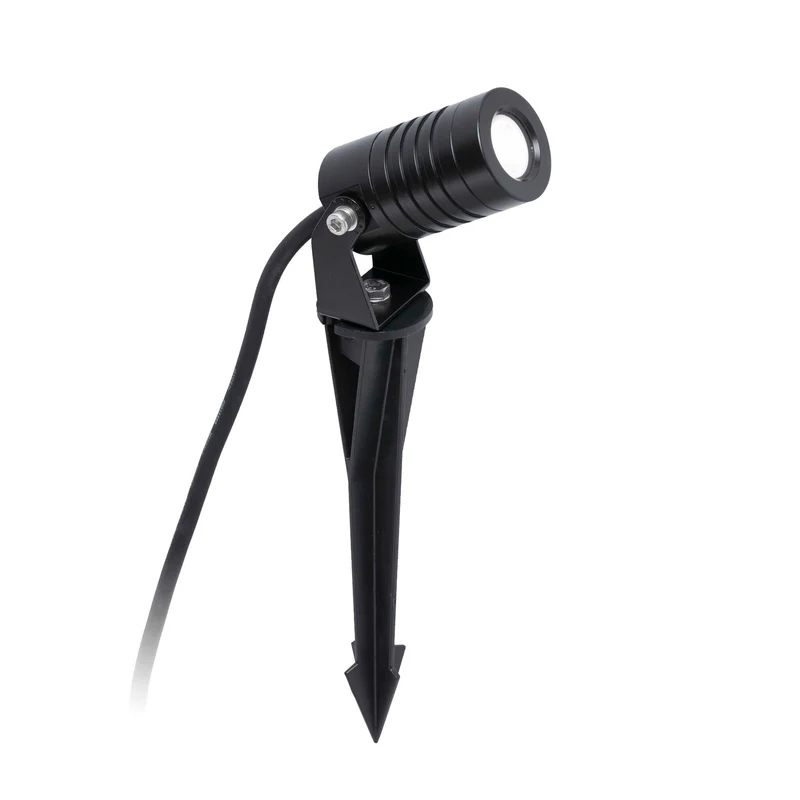 Estaca/Pincho de exterior Faro Balder 28cm LED negro mate 3000K IP67 36° 70469