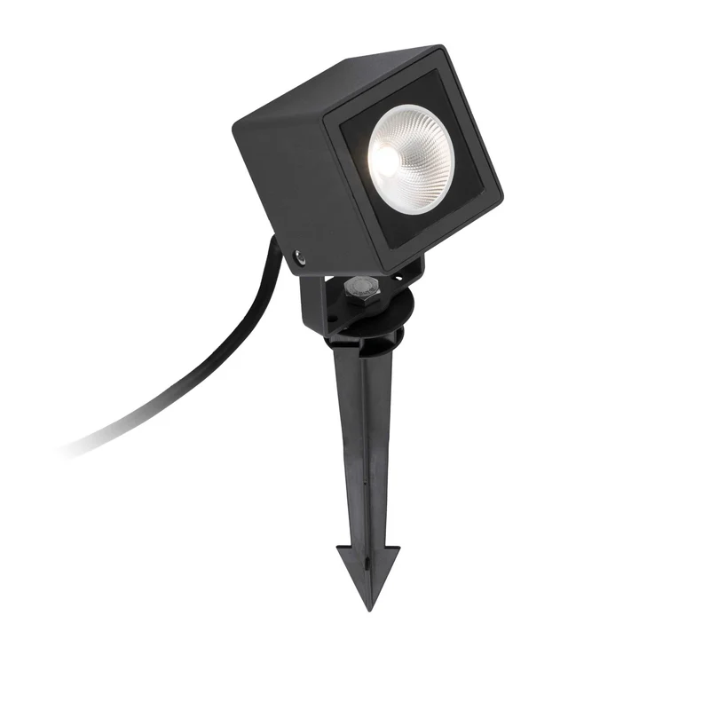 Estaca/Pincho de exterior Faro Sobek 33cm LED negro 3000K IP65 50° 70151