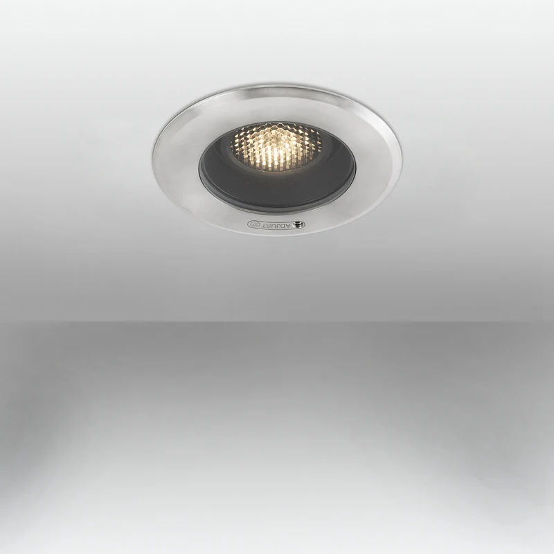 Downlight de exterior Faro Geiser 11cm GU10 LED gris IP67 80 70304