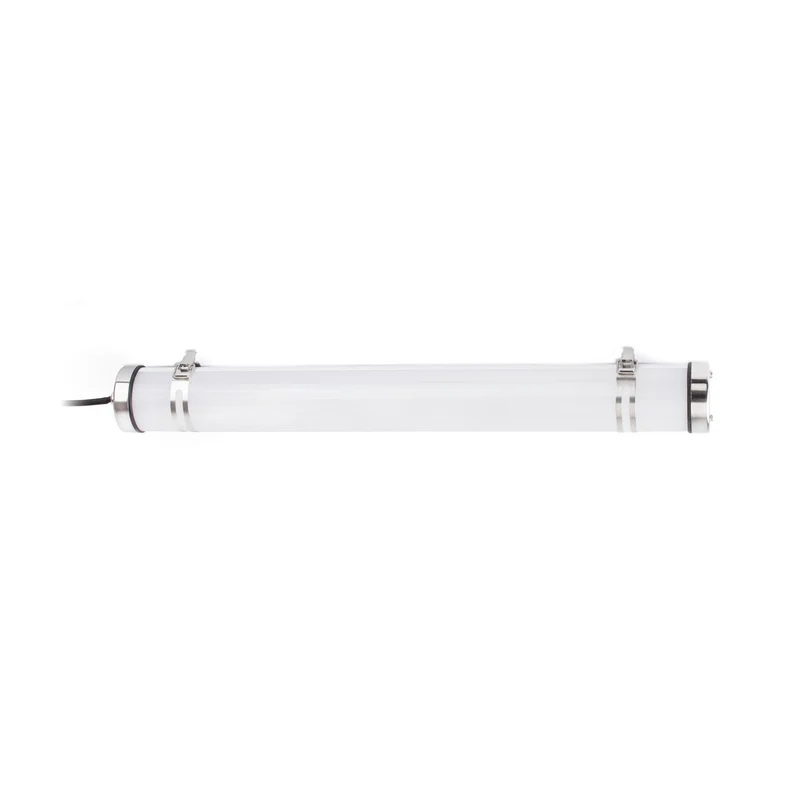 Aplique de exterior Faro Scuba LED cromo 3000K IP65 120° 20W opal 60cm 75750