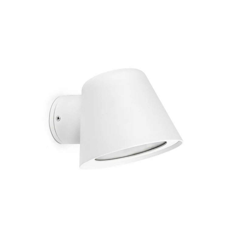 Aplique de exterior Faro Gina GU10 LED blanco mate IP44 71366