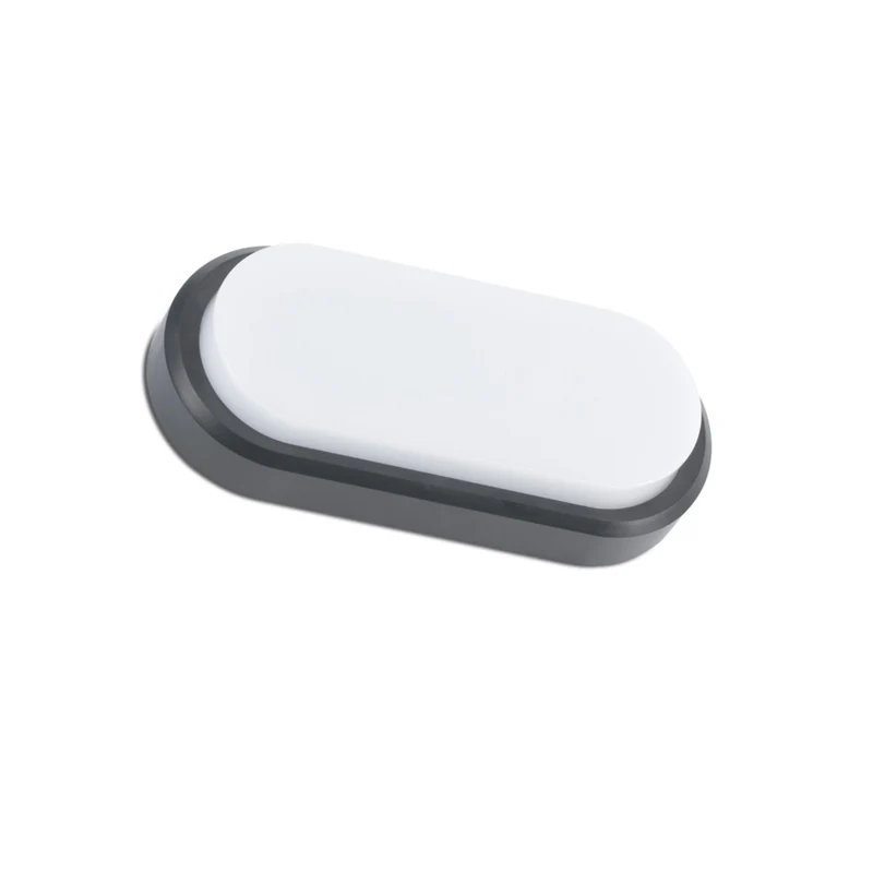 Aplique de exterior Faro Fred 11cm LED gris oscuro 3000K IP65 opal 24cm 70667