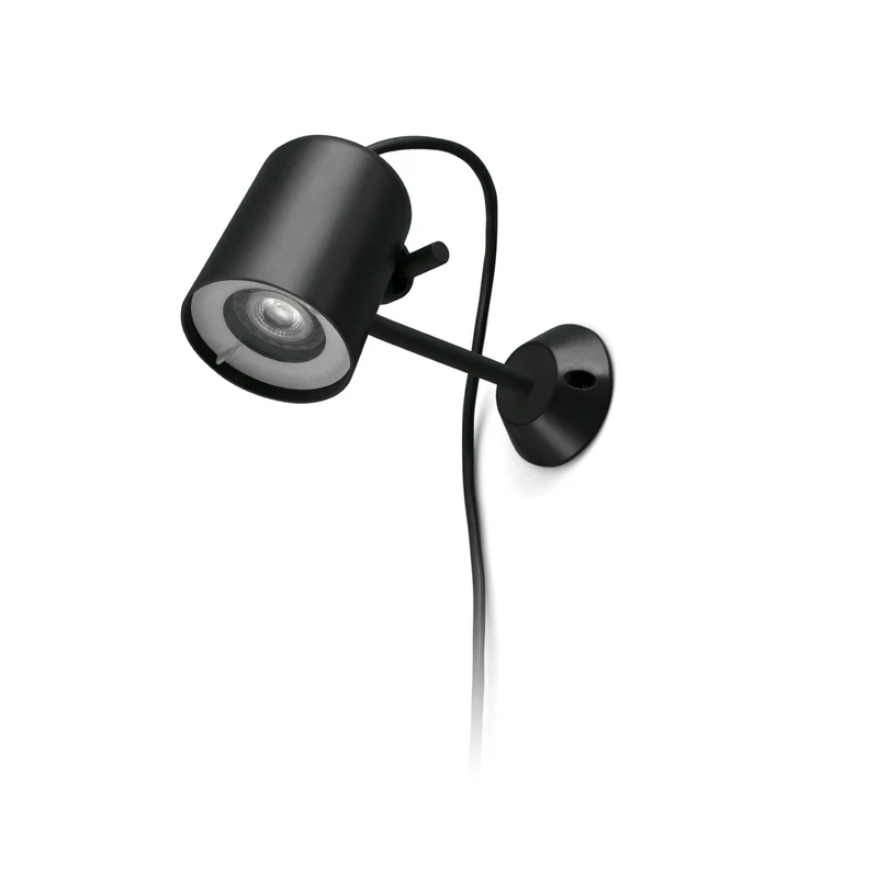 Estaca/Pincho de exterior Faro Flow 39cm GU10 LED negro mate IP65 opal 71546