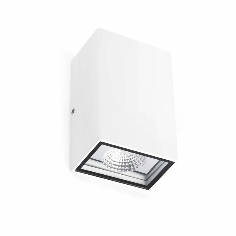 Aplique de exterior Faro Ling 16cm LED blanco mate 4000K IP54 110° 70813