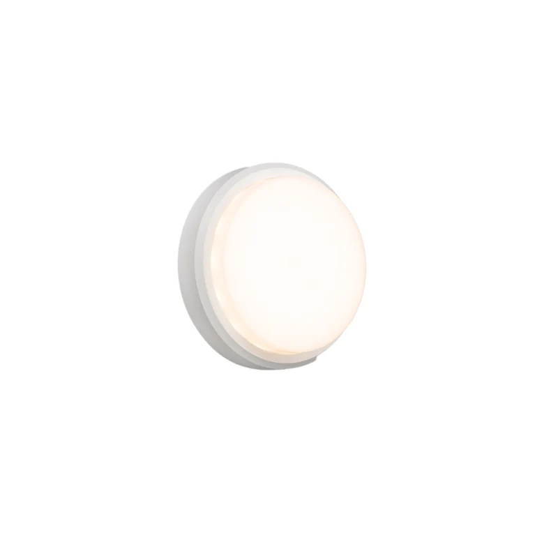 Aplique de exterior Faro Tom 19cm LED blanco mate 3000K IP65 opal 70665