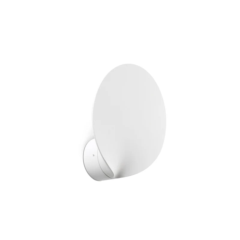 Aplique de exterior Faro Lotus LED blanco mate 3000K IP65 opal 71222 para jardín