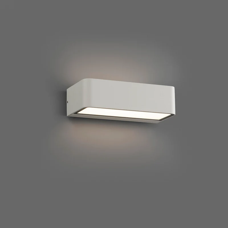 Aplique de exterior Faro Takua LED blanco mate 3000K IP65 136° opal 71308