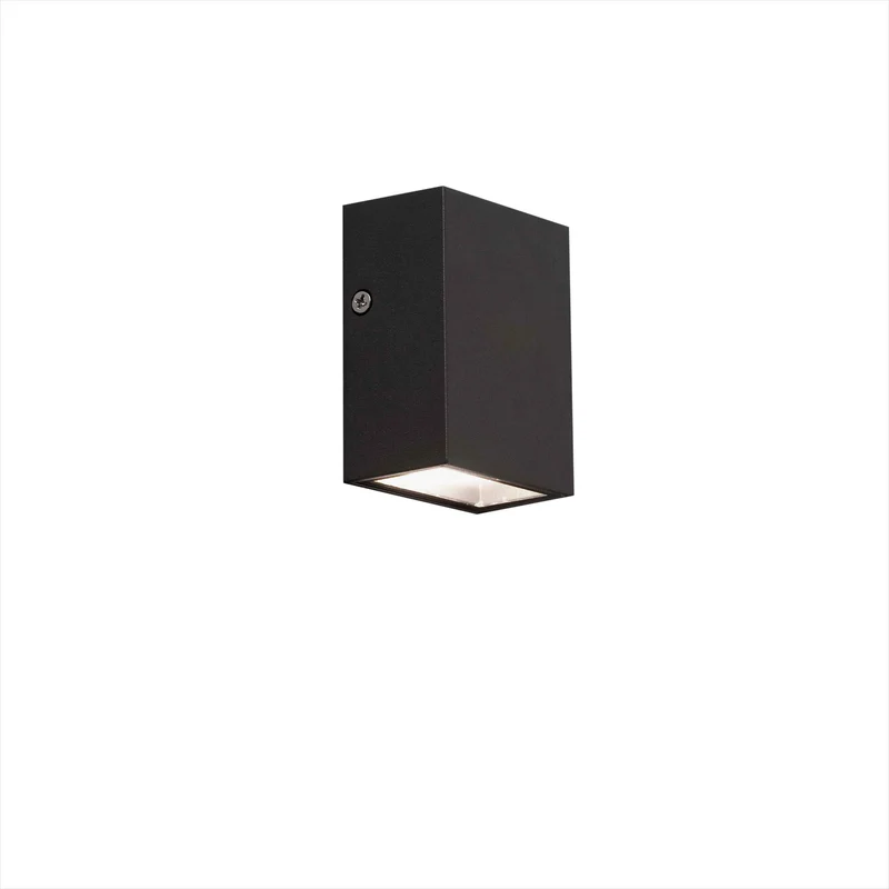 Aplique de exterior Faro Canon LED gris oscuro 3000K IP44 120° 70566N