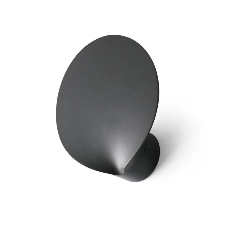 Aplique de exterior Faro Lotus LED gris oscuro 3000K IP65 opal 71223