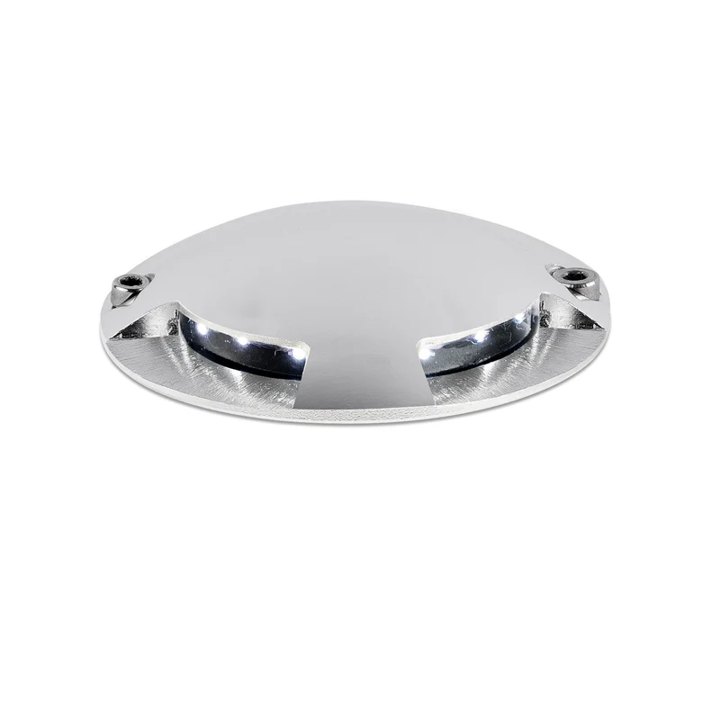 Aplique de exterior Faro Keenan LED níquel mate 6500K IP67 4 70564 para jardín
