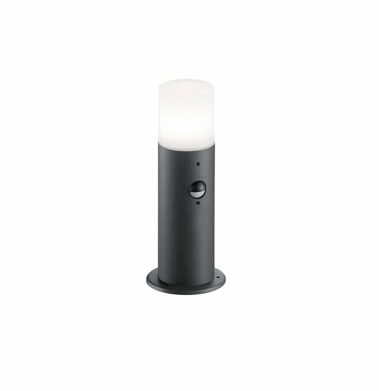Baliza de exterior Trio Hoosic antracita con sensor movimiento IP44 30cm 5