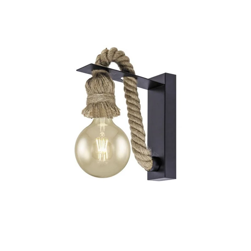 AJP ROPE Aplique de pared negro 10761